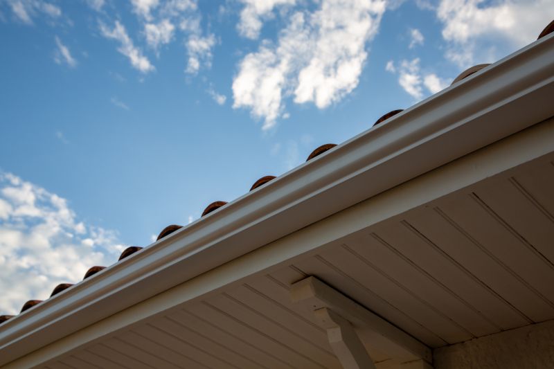 Gutter Installation on Roof Edge
